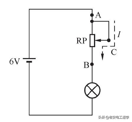 可调电阻详细接法图片图片