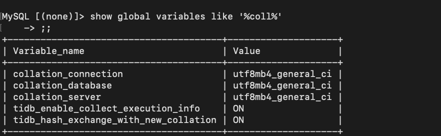 utf8mb4 默认排序规则引起的索引失效_jdbc