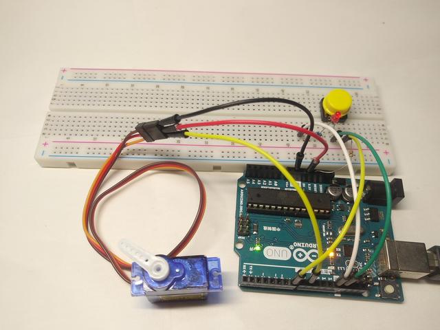 arduino开关控制舵机往复运动pwm控制舵机看了都觉得简单易懂干货