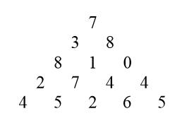 7-1 数字三角形 (30 分)