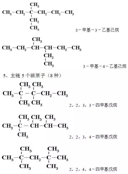 戊烯同分异构体图片