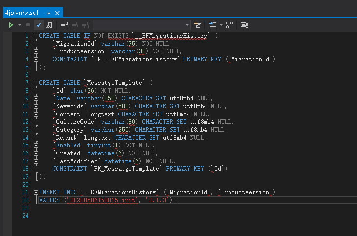 .netcore mysql_.netcore基于mysql的codefirst