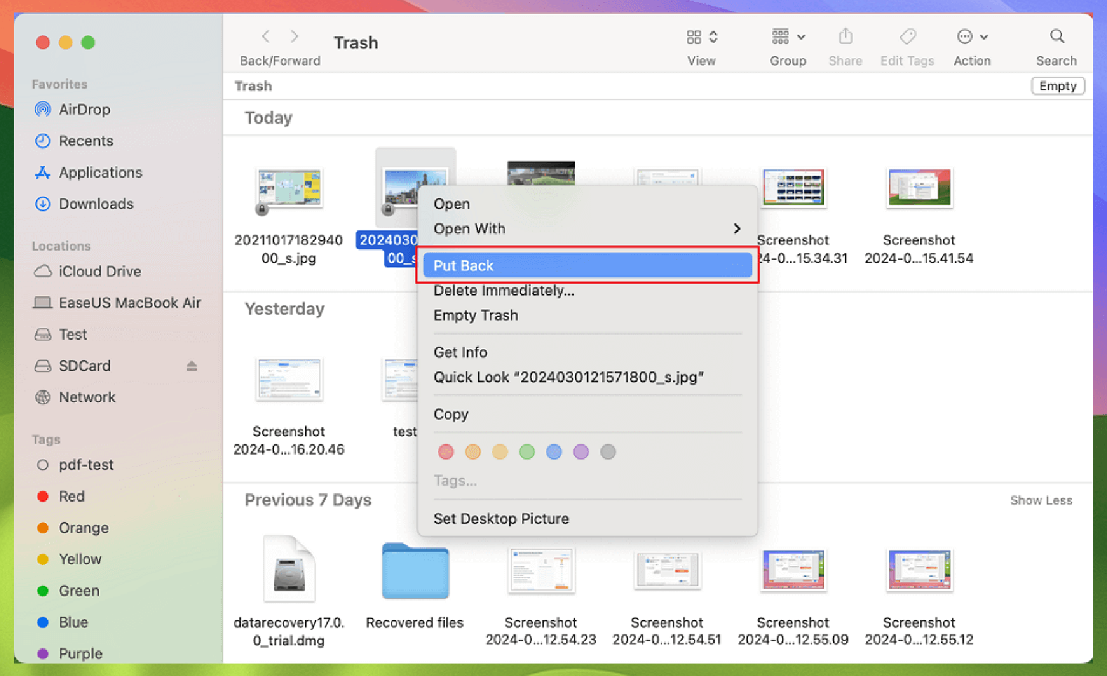 通过 5 种方法从 Mac 上的 SD 卡恢复已删除的文件 - 2