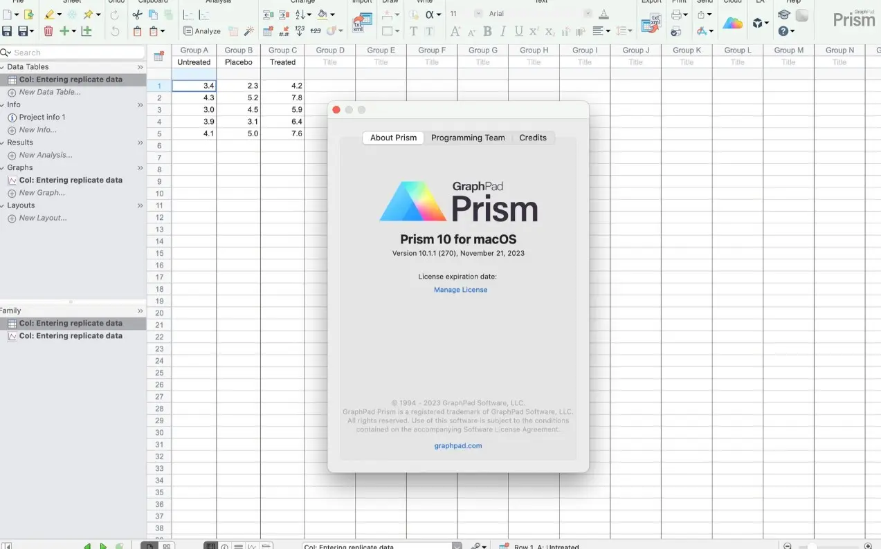 统计分析绘图软件：GraphPad Prism 10 (Win/Mac)