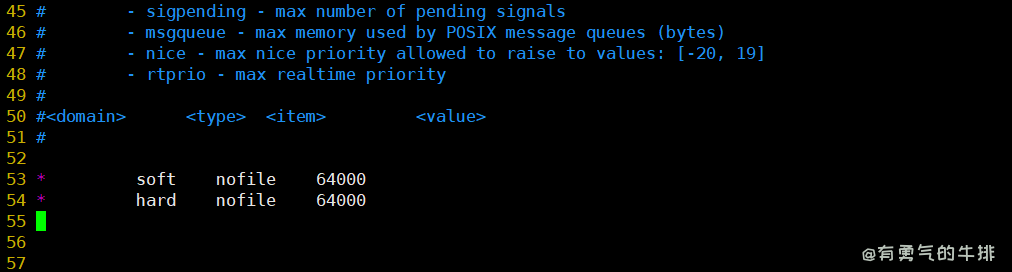 Soft rlimits for open file descriptors too low