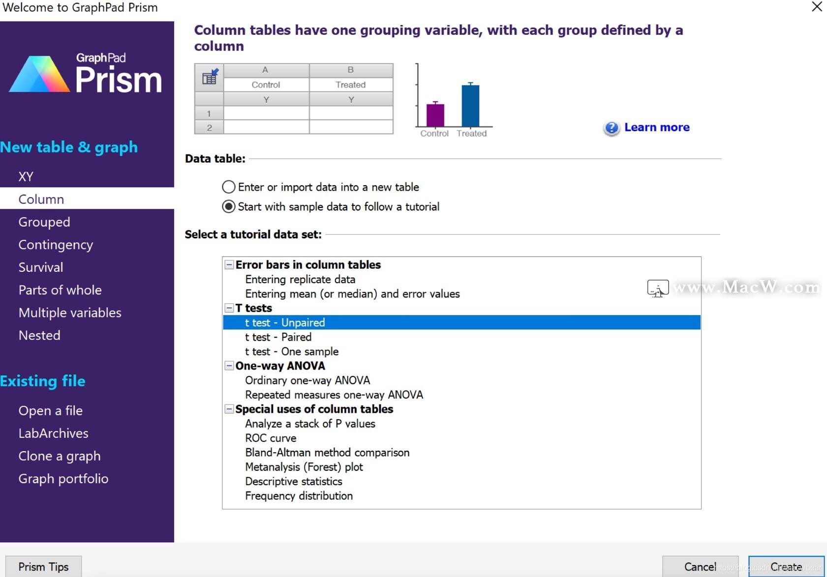 graphpad prism基础使用教程_prism打开不出现创建界面CSDN博客