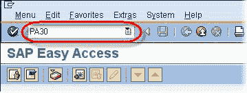 SAP Infotype: Create, Change, Copy, Delete, Overview using PA30, PA20