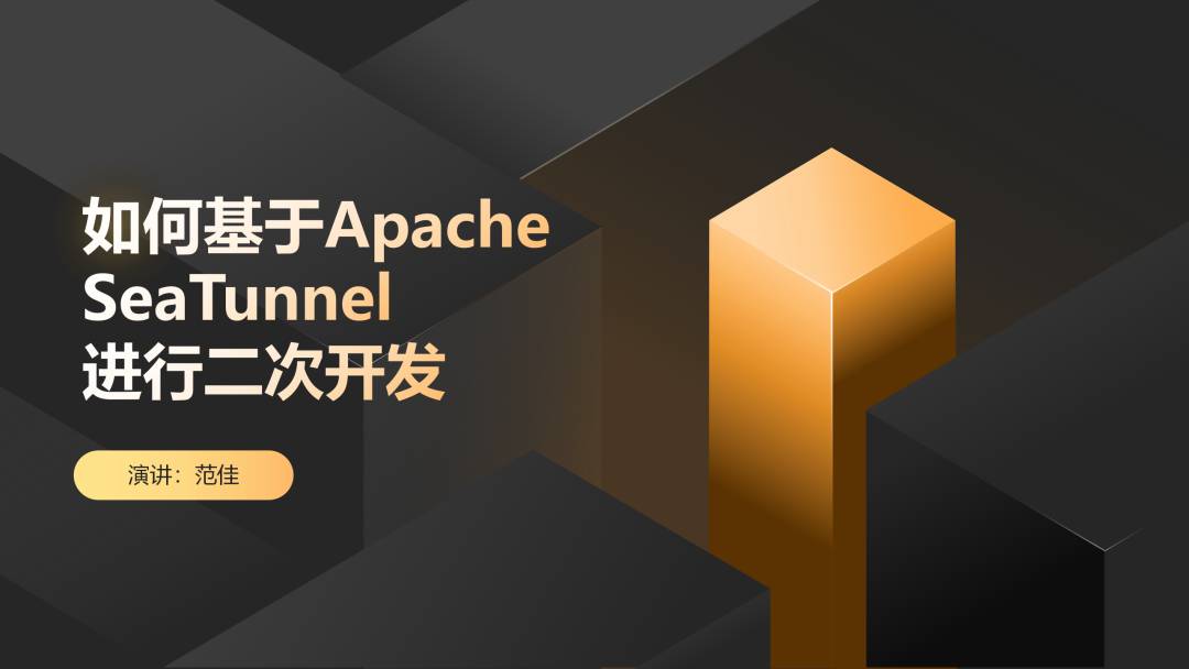 使用Apache SeaTunnel进行二次开发的实践分享_SeaTunnel