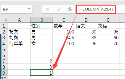 新知达人, 【Excel函数教程】COLUMN函数，可以让VLOOKUP变得更聪明！