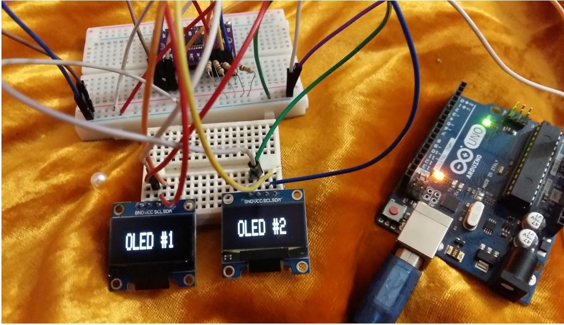 TCA9548A I2C 多路复用器 Arduino 使用相同地址 I2C 设备