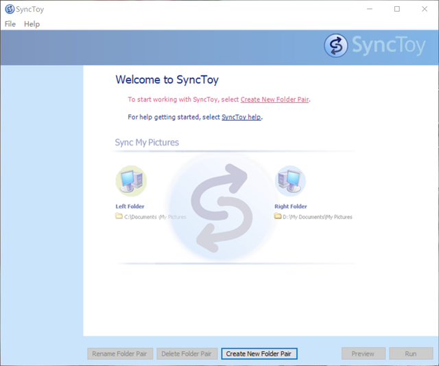 软件介绍——SyncToy 微软官方文件同步工具