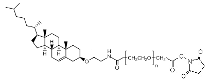 NHS-PEG2000-CLS，Cholesterol-PEG2000-NHS