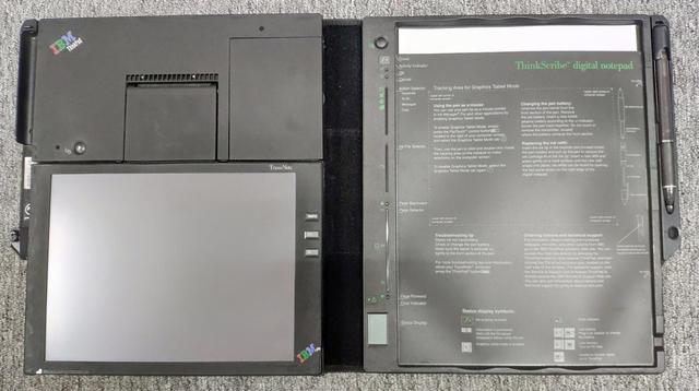 2001年1月份,ibm推出了thinkpad transnote 筆記本電腦,創新的把手寫