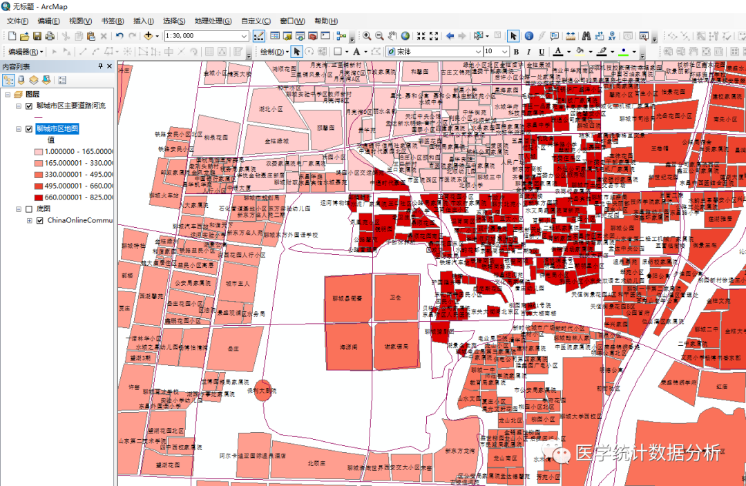 arcgis:画一幅自己城市的shp地图