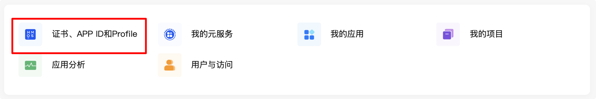 图1 证书、APP ID和Profile