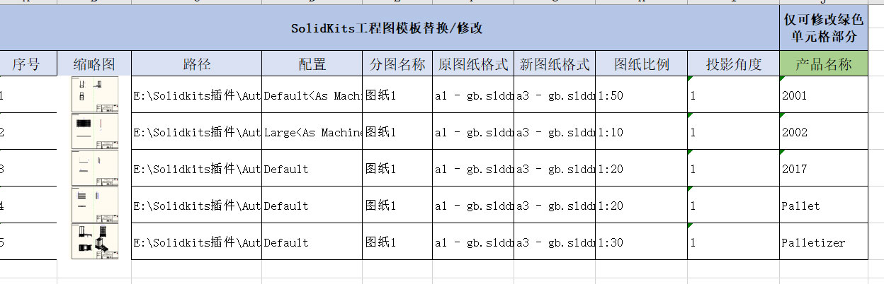 SOLIDWORKS工程图模板批量替换