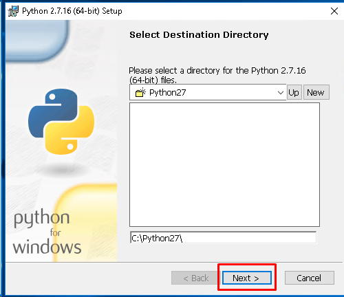 Specify The Python2 Installation Path