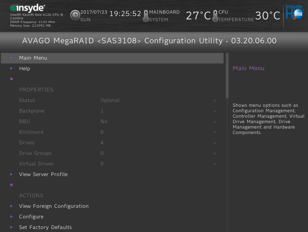 Lsi sas3108 поддерживает два типа ключей raid