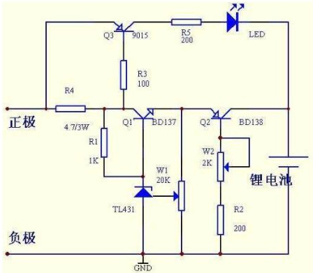 充电器充满变灯电路图（几款充电器充满变灯指示电路详细）