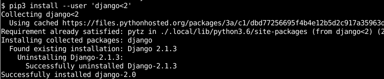 Install Package Version Which Is In Specified Range with pip Command