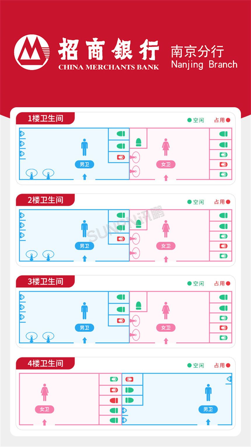 智慧楼宇公厕系统小程序，提高卫生间管理使用效率