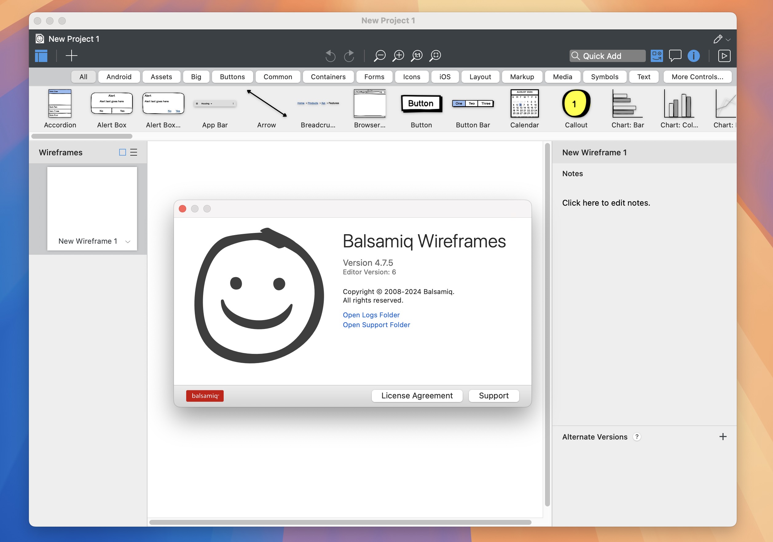 Balsamiq Wireframes v4.7.5 UI线框原型图绘制工具 激活版 - 第2张