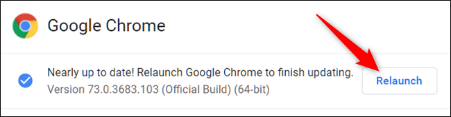 Updating Google Chrome