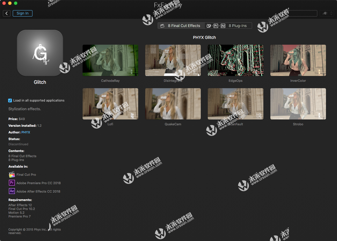 Fxfactoryプラグイン 最新のグリッチ特殊効果プラグインphyxグリッチ コードワールド Fxfactoryプラグイン 最新のグリッチ特殊効果プラグインphyxグリッチ コードワールド