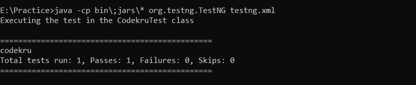 如何从命令行运行testng.xml？