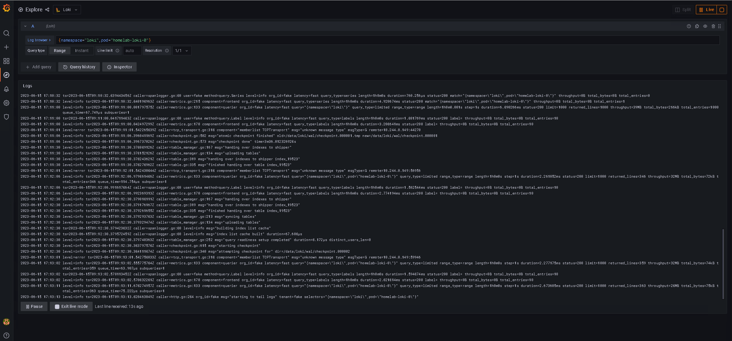 k8s日志收集组件 Grafana loki --- 快速安装