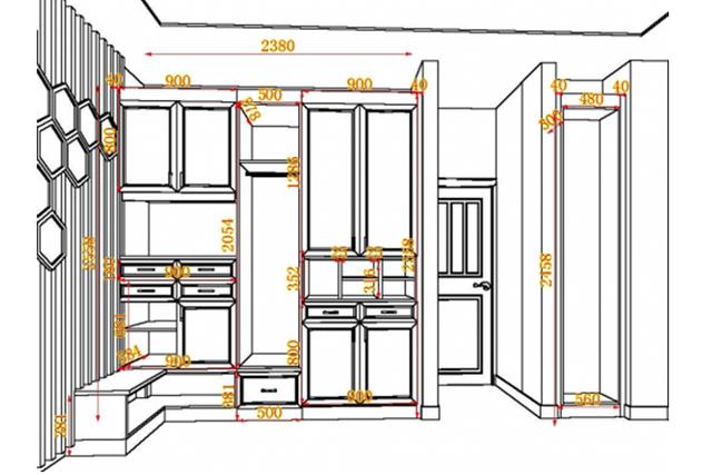 在佈局空間標註的尺寸量不對老木工手稿流出10大衣櫃尺寸設計5大布局