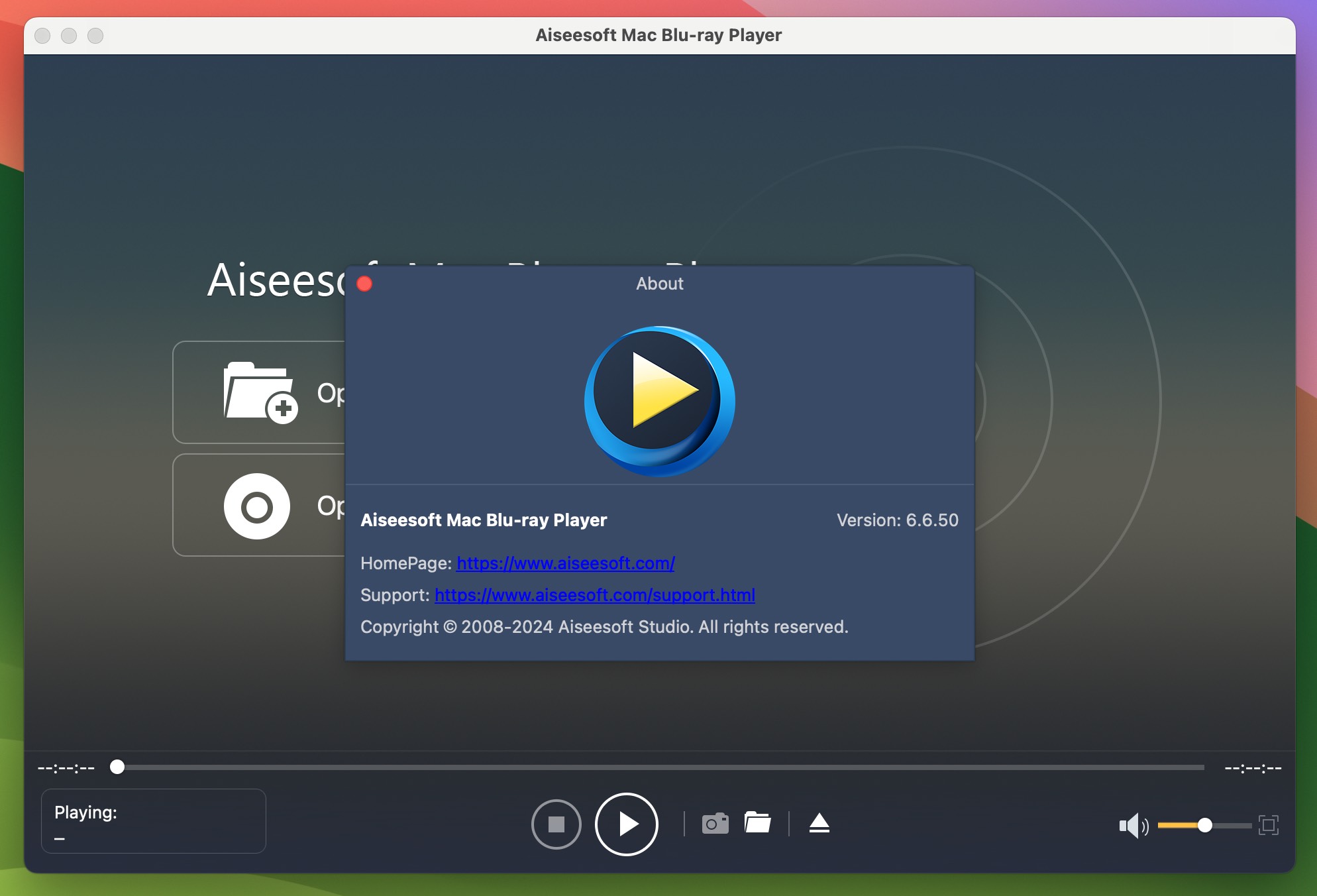 Aiseesoft Blu-ray Player for Mac v6.6.50 - 强大的蓝光播放器