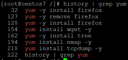 <span style='color:red;'>关于</span><span style='color:red;'>Linux</span><span style='color:red;'>中</span>的history<span style='color:red;'>命令</span>