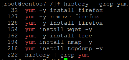 <span style='color:red;'>关于</span><span style='color:red;'>Linux</span>中<span style='color:red;'>的</span>history<span style='color:red;'>命令</span>