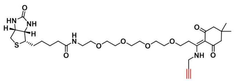 1802908-00-4,Dde Biotin-PEG4-alkyne,炔烃PEG4生物素Dde