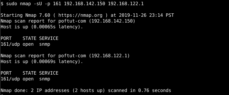 Scan SNMP Ports with Nmap