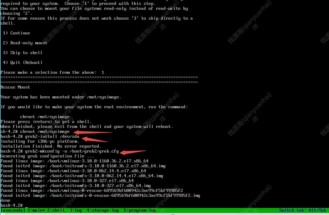 Linux Centos7 grub引导故障_centos7grub2丢失手动引导系统-CSDN博客