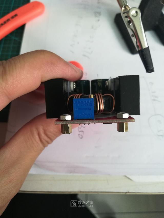 12v电源正负极区分移动电源diy使用18650电池升压到192v供笔记本带