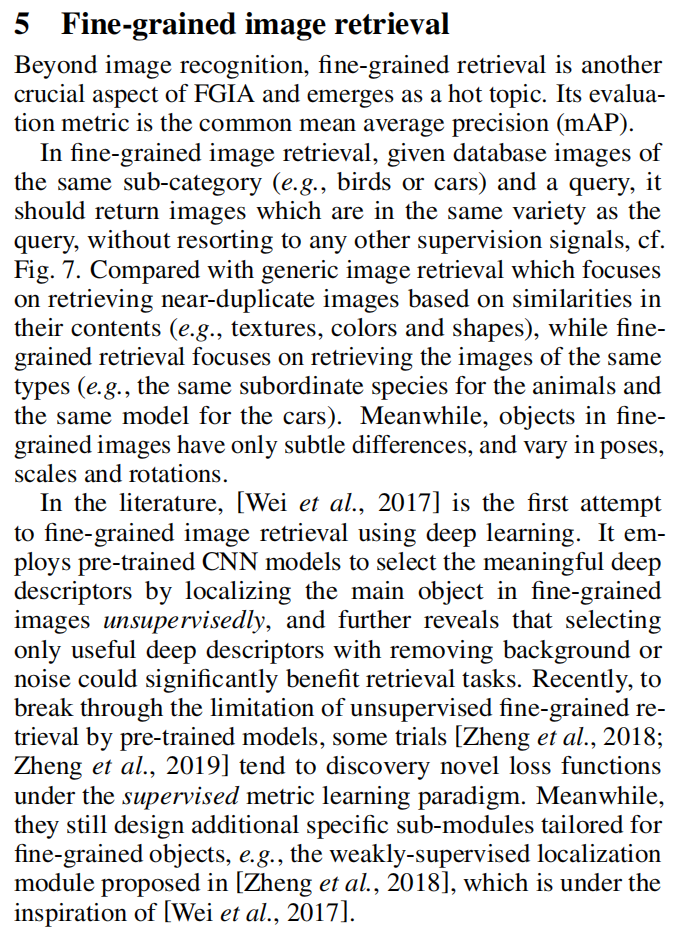 Deep learning for finegrained image analysis A survey_finegrained