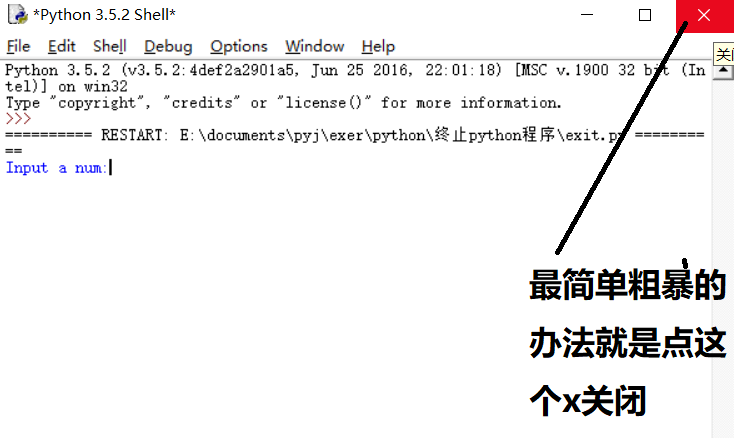 python如何终止程序运行