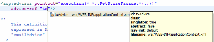 Spring development in MyEclipse