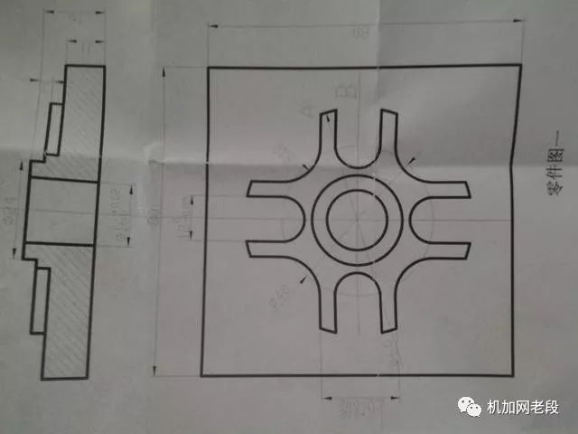 电加工简单图案图片