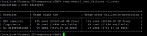 vSAN RVC vsan.whatif_host_failures