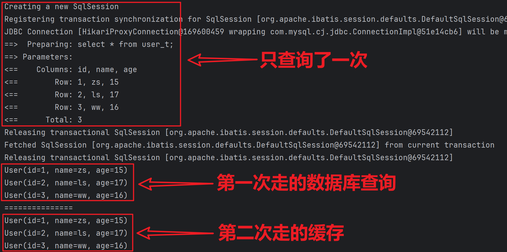 Mybatis <span style='color:red;'>缓存</span><span style='color:red;'>机制</span>