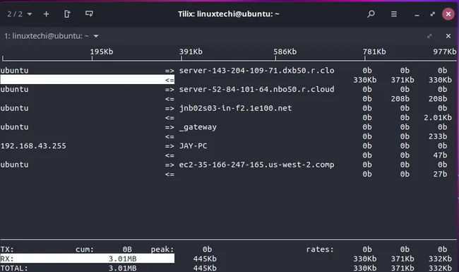 Bandwidth-Usage-Specific-NIC-iftop-Command