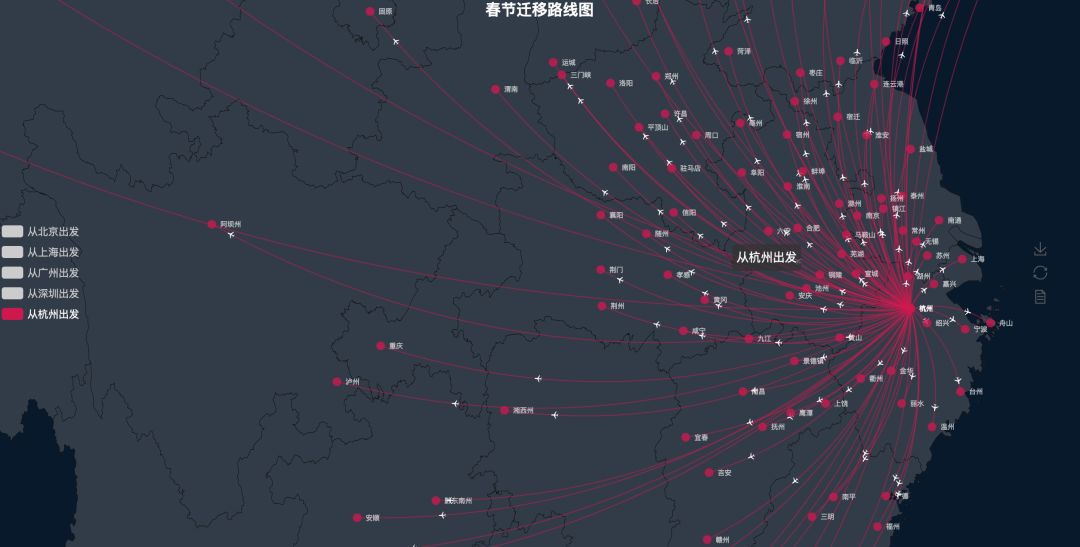 python看春运万条拼车数据背后的春节迁徙地图