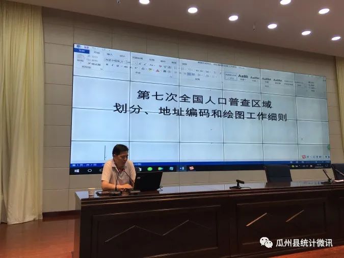 乡镇地图瓜州县开展第七次全国人口普查区域划分与地图标绘培训会