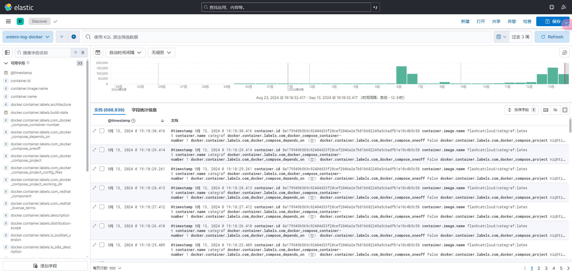 一步到位：通过 Docker Compose 部署 EFK 进行 Docker 日志采集