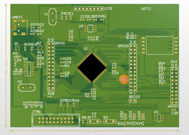 ad20如何画出pcb板大小