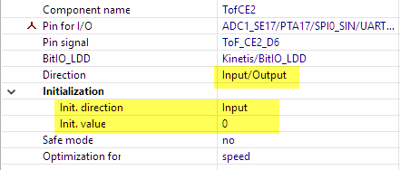 ToF CE Pin Configuration